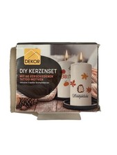 DIY Kerzenset mit Tattoo