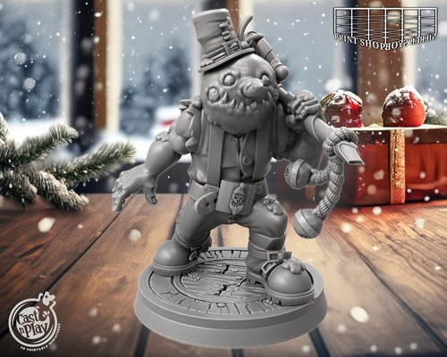 Ork mit schneemann - schneemann, maske