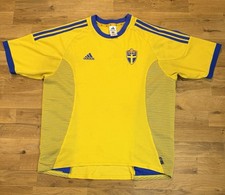 Schweden Trikot 2002 Heim - Größe XL - Original Adidas