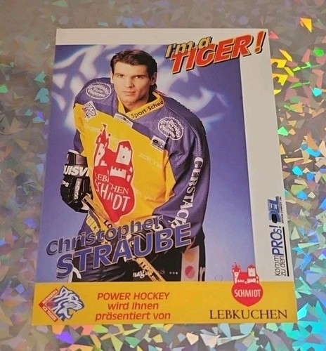 Del eishockey autogrammkarte - del,
