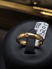 Ring Größe 54 Gelbgold 585 / 14k Gold zeitlos Diamant Brillant