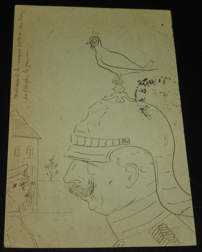 Kaiser wilhelm spottkarte - kaiser,