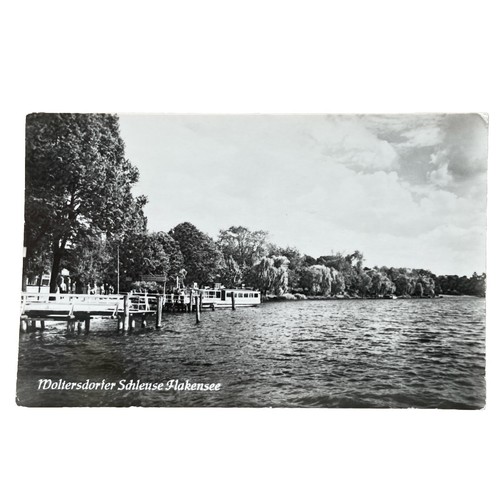 Postkarte woltersdorf schleuse - postkarte,