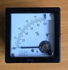 Drehspulinstrument: 0- 100 %