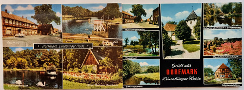 Postkarten lot dorfmark - postkarten,