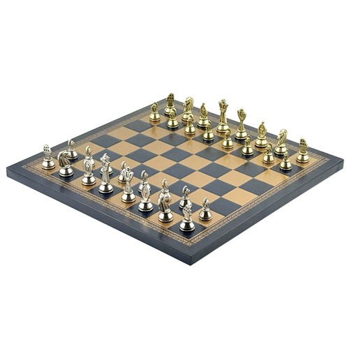 Roman schachset aus metall - metall, 5