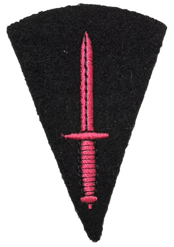 Army commando red dagger - red, on