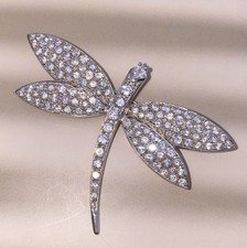 Große Diamonique Neu Libelle