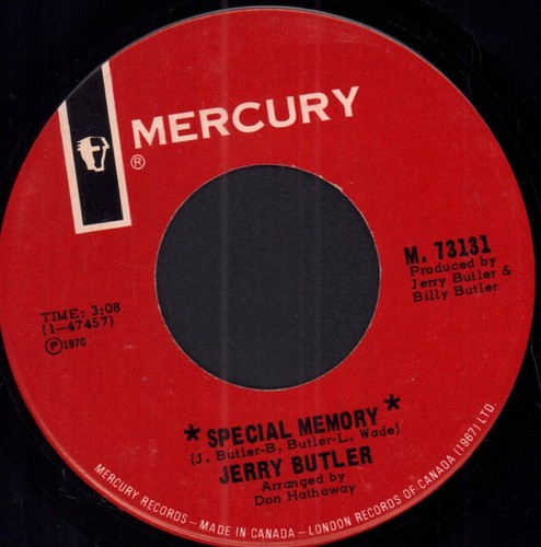 Jerry butler special memory - jerry, 7"