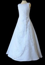 Kommunionkleid +/- Jacke 134 - 146 Kommunionskleid Taufkleid Kommunion neu LARA