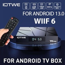 2025 Neu Smart TV BOX 4GB+64GB Android 13.0 Quad-Core WIFI Netzwerk Media Player