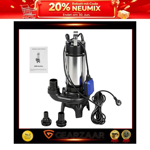 1500w fäkalienpumpe - 1500w,