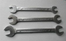 3 Stück Gabel- Maulschlüssel