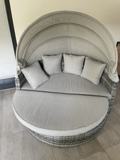 Greemotion Sonneninsel Bali Lounge Muschel Rattan Gartenmöbel NP:1199€