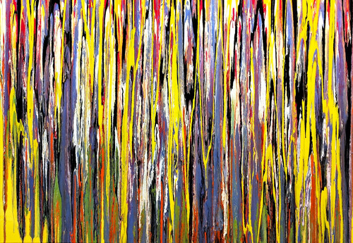 Abstraktes bild 100x70 - abstraktes,
