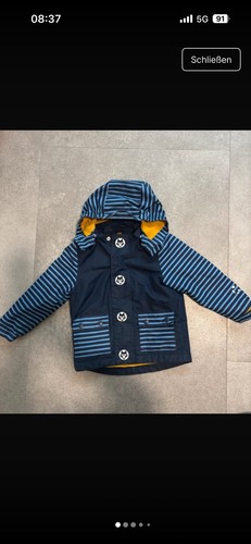 Gefütterte regenjacke - gefütterte,