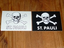 2 ORIGINAL TOTENKOPF AUFKLEBER VOM FC.ST.PAULI
