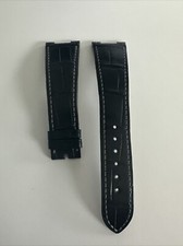 Patek Philippe Nautilus Krokoband Schwarz Neu,  „D“ (XL) 21,5 CM, Neupreis 820,-