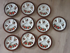 11 Fondueteller Raclette Antipasti Grill Teller Schramberg Bernau Keramik