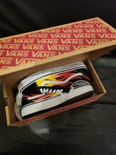 TOP NEUWERTIG Vans Old Skool Flame Sneaker  Skaterschuhe Flammen Gr. 39 Canvas 