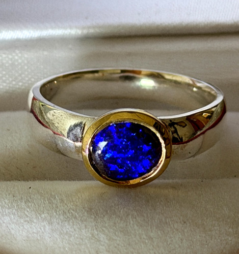 Schwarzopal blaues feuerwerk - schwarzopal,