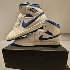 Nike Air Jordan 1 MID SE White/Industrial Blue/Sail Herren Sneaker (FN5215-141)
