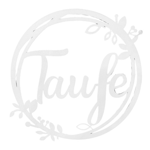 Holz schild taufe weiß - taufe, 25