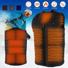 Winter Heizweste Beheizbare Heizjacke Beheizte Wärmeweste für Damen Herren Weste