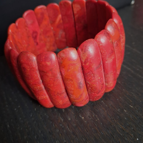 Schaumkorallen armband - schaumkorallen,