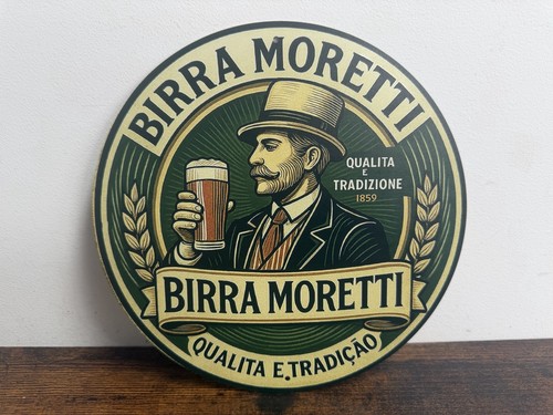Birra moretti blechschild 20cm - birra,