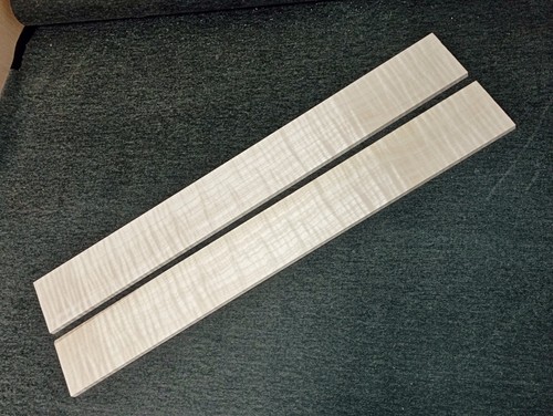 Flamed maple fretboard blank - fretboard,