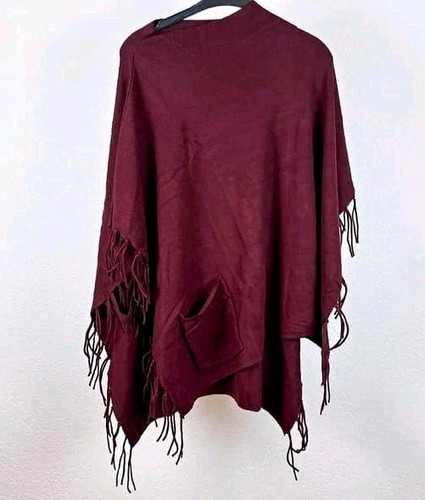 Damen poncho pullover strick - damen,