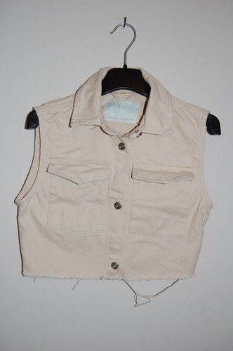 Amisu jeans weste - gr., 34