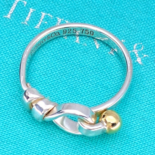 Tiffany hook eye ring - &,