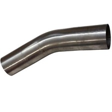 30 Grad Edelstahl Bogen 76mm