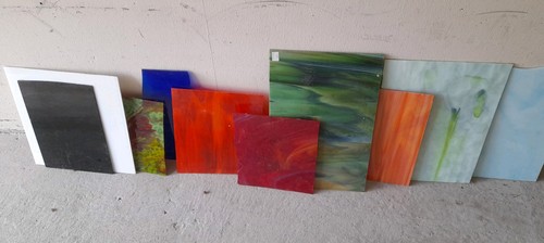 Tiffanyglas restbestände - tiffanyglas,