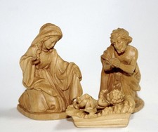 3 alte Krippenfiguren Kuolt