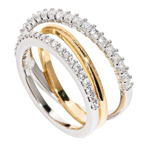 Swarovski hyperbola ring - hyperbola,