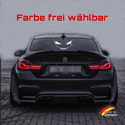Dämon heckscheibe lächelndes - heckscheibe,