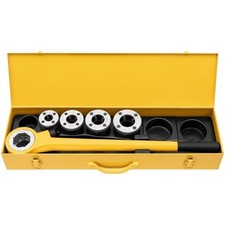 REMS eva Set 1/2+3/4+1+1 1/4 Hand Gewindeschneidkluppe mit Tragkasten