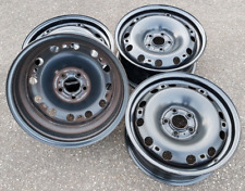 4x Stahlfelgen VW Polo 6R Skoda Rapid Seat 6Jx15H2 5x100 ET38 6C0601027B/C#26446