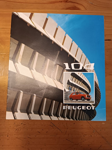 Original prospekt peugeot 104 - prospekt,