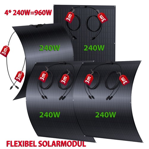 960w flexibel solarmodul - 960w,