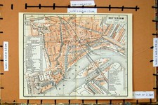 Original alter antiker Druck