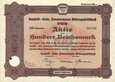 Hupfeld Gebr. Zimmermann 1935 Leipzig Böhlitz Eilenburg Seifhennersdorf Zwenkau