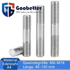 M6-M16 Doppelgewindebolzen DIN