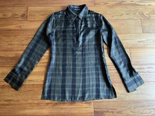 Bernd Berger - Seidenbluse - 100% Seide/Silk - Schwarz-Grün Gr. 34