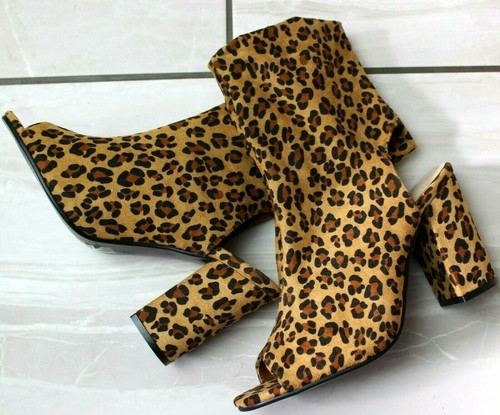 Damenschuhe leopard halbhoher - damenschuhe,