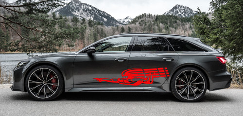 Auto seitentür aufkleber - auto,