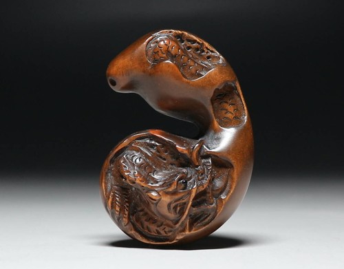Antiker japanischer netsuke - japanischer,